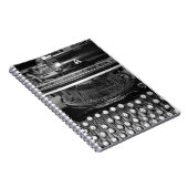 Antike Schreibmaschine Notizblock (Rechte Seite)