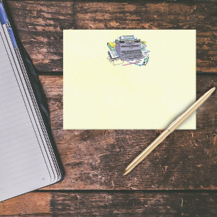 Antike Schreibwerkzeuge Schreibmaschine Papier Ble Post-it Klebezettel