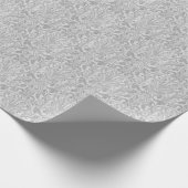 Antike Schwarz-Weiß-Ornamentik Geschenkpapier (Ecke)