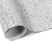 Antike Schwarz-Weiß-Ornamentik Geschenkpapier (Rolleneckpunkt)