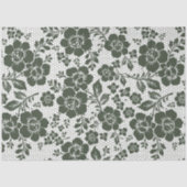 Antike schwarze Spitzen-Dekupier-Papier Seidenpapier (Vorderseite)