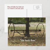 antike, schwefelhaltige Heukarte 2 - anpassen Postkarte (Vorne/Hinten)