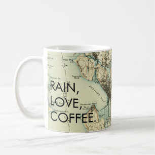 Antike Seattle Regen Liebe Kaffee Kaffeetasse