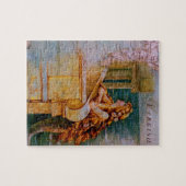 Antike Seekarte u. Meerjungfrau Puzzle (Horizontal)