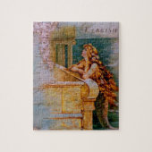 Antike Seekarte u. Meerjungfrau Puzzle (Vertikal)