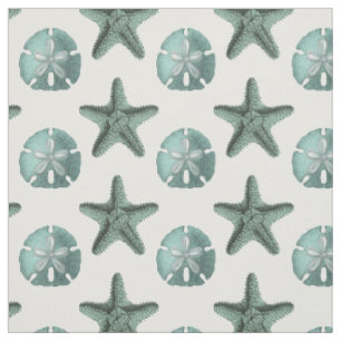 Antike Seestern-und -sand-Dollar-Illustration Stoff