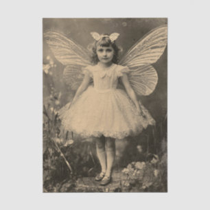 Antike Sepia Schmetterling Feen Handwerk Seidenpapier