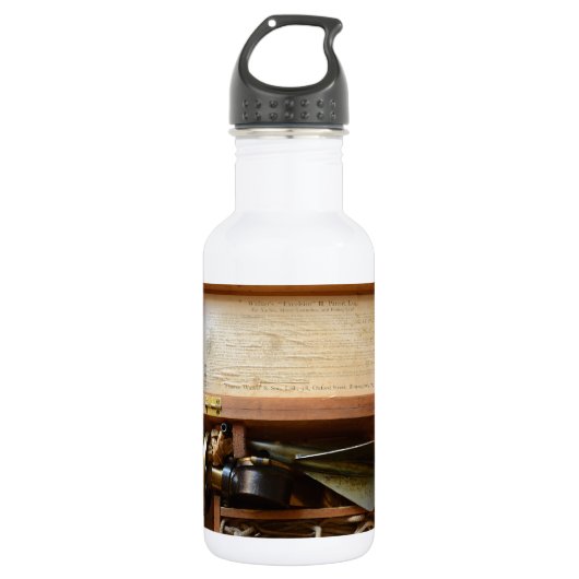 Antike Ship’s Log Edelstahlflasche (Vorderseite)