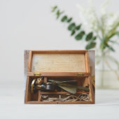 Antike Ship’s Log Postkarte (Stehend Vorderseite)