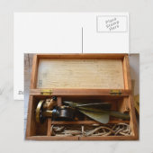 Antike Ship’s Log Postkarte (Vorne/Hinten)