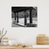 Antike, sichtbare Gaspumpen Poster (Küche)