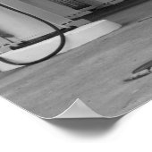 Antike, sichtbare Gaspumpen Poster (Ecke)