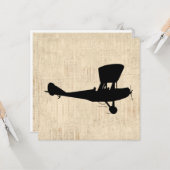 Antike Silhouette Karte (Vorderseite/Rückseite Beispiel)