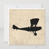 Antike Silhouette Karte (Rückseite)