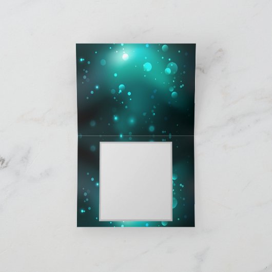 Antike Skeleton Keys on Green Background Ankündigung (Innenseite)