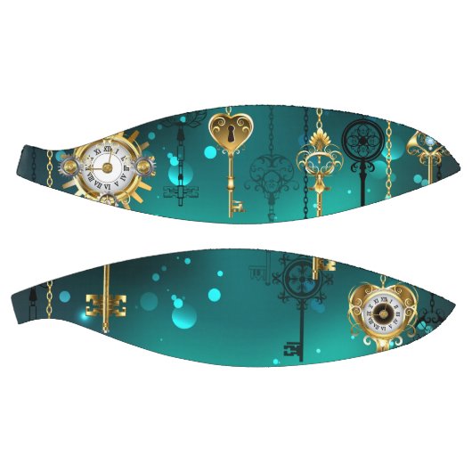 Antike Skeleton Keys on Green Background Basketball (Panele)