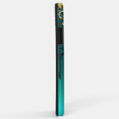 Antike Skeleton Keys on Green Background Case-Mate iPhone Hülle (Hinten/Rechts)