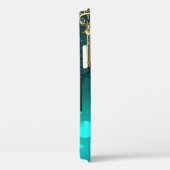 Antike Skeleton Keys on Green Background Case-Mate iPhone Hülle (Rückseite / Rechts)