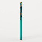 Antike Skeleton Keys on Green Background Case-Mate iPhone Hülle (Hinten/Rechts)