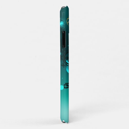 Antike Skeleton Keys on Green Background Case-Mate iPhone Hülle (Hinten/Rechts)