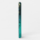 Antike Skeleton Keys on Green Background Case-Mate iPhone Hülle (Hinten/Links)