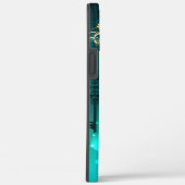 Antike Skeleton Keys on Green Background Case-Mate iPhone Hülle (Rückseite / Rechts)