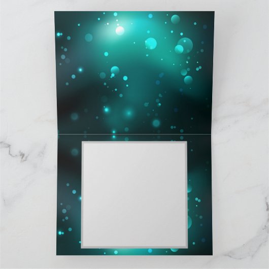 Antike Skeleton Keys on Green Background Dankeskarte (Innenseite)