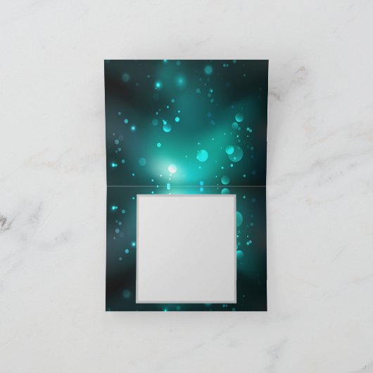 Antike Skeleton Keys on Green Background Dankeskarte (Innenseite)