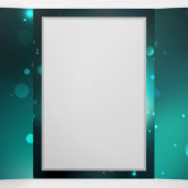 Antike Skeleton Keys on Green Background Dreifach Gefaltete Einladung (Innenseite Mitte)