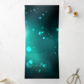 Antike Skeleton Keys on Green Background Dreifach Gefaltete Einladung (Innenseite)