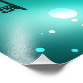 Antike Skeleton Keys on Green Background Fotodruck (Ecke)