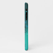 Antike Skeleton Keys on Green Background iPhone Hülle (Linke Seite)