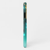 Antike Skeleton Keys on Green Background iPhone Hülle (Rechte Seite)