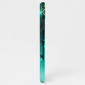 Antike Skeleton Keys on Green Background iPhone Hülle (Rechte Seite)