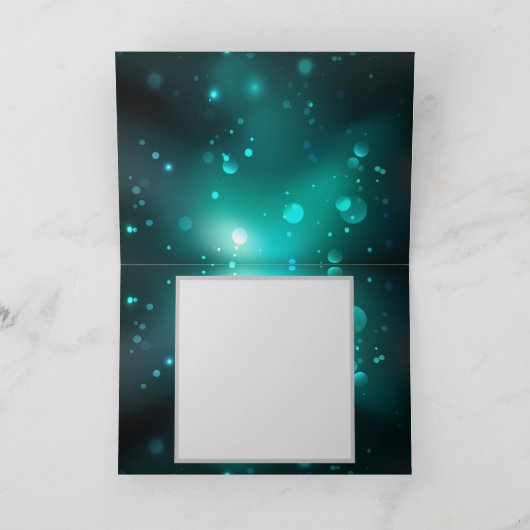 Antike Skeleton Keys on Green Background Karte (Innenseite)