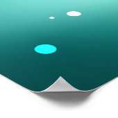 Antike Skeleton Keys on Green Background Poster (Ecke)