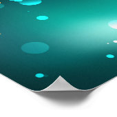 Antike Skeleton Keys on Green Background Poster (Ecke)