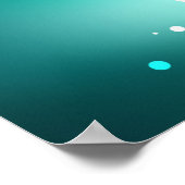 Antike Skeleton Keys on Green Background Poster (Ecke)