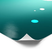 Antike Skeleton Keys on Green Background Poster (Ecke)