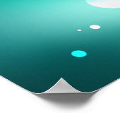 Antike Skeleton Keys on Green Background Poster (Ecke)