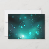 Antike Skeleton Keys on Green Background RSVP Karte (Rückseite)