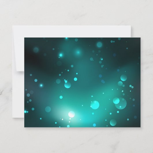 Antike Skeleton Keys on Green Background RSVP Karte (Rückseite)