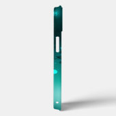 Antike Skeletttasten auf grünem Hintergrund Case-Mate iPhone Hülle (Rückseite / Rechts)