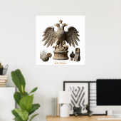 Antike Skulptur der hellenistischen Ära Heiliger A Poster (Heimbüro)