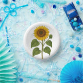 Antike Sonnenblume Pappteller (Party)
