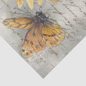 Antike Sonnenblumen-Botanik-Ephemera-Decoupage Seidenpapier (Ausschnitt)
