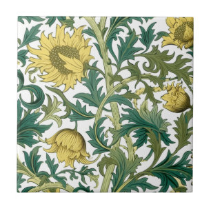 Antike Sonnenblumen Fliese