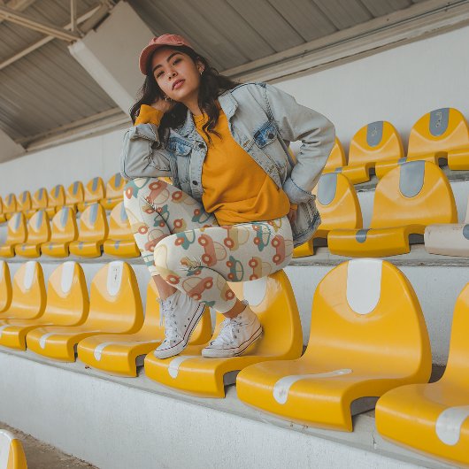 Antike Spielzeugwagen Leggings