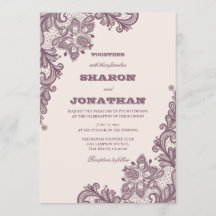 Antike Spitze Blassrosa und Mauve Rustikale Hochze