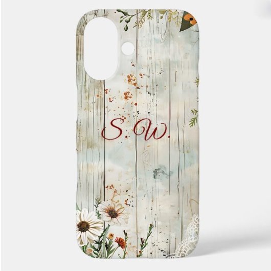 Antike Spitze & Gänseblümchen Rustikale iPhone-Hül Case-Mate iPhone Hülle